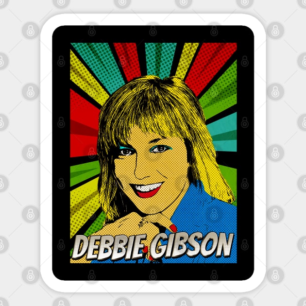 Debbie Gibson Pop Art Design // Fan Art Sticker by Flasher